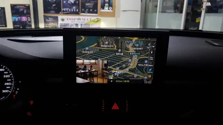 아우디A6 전주수입차네비게이션 아이머큐리 CSS3내비게이션매립 / 전주 덕진동