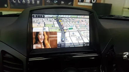전주네비게이션 아틀란v4맵,실버라이트적용한 아이머큐리A클래스넥스트매립 / 전주 덕진동
