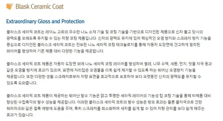 레이노코리아 신차출고 필수인 차량 코팅제 \