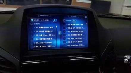 전주네비게이션 아틀란v4맵,실버라이트적용한 아이머큐리A클래스넥스트매립 / 전주 덕진동