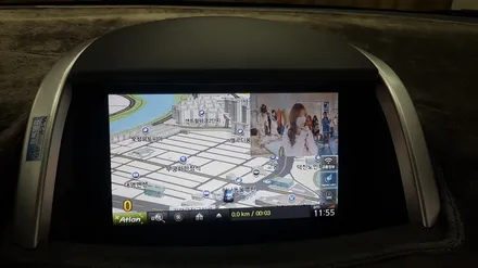 QM5 전주네비게이션 아이머큐리 시리우스S 매립교체 / 전주 덕진동