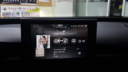 아우디A6 전주수입차네비게이션 아이머큐리 CSS3내비게이션매립 / 전주 덕진동