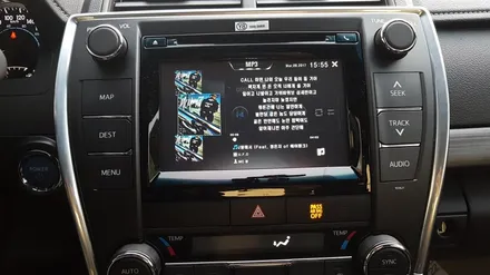 토요타캠리 전주수입차네비게이션 아이머큐리시리우스셋탑매립! / 전주 덕진동