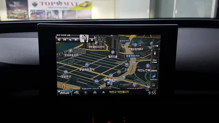 아우디A6 전주수입차네비게이션 아이머큐리 CSS3내비게이션매립 / 전주 덕진동