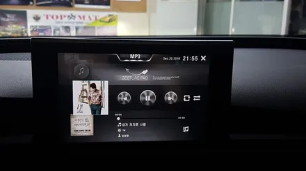 아우디A6 전주수입차네비게이션 아이머큐리 CSS3내비게이션매립 / 전주 덕진동