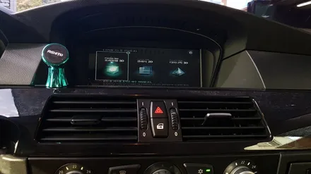 BMW 520i 아이머큐리 셋탑내비게이션  CSS3와 후방카메라 매립-카클래스- / 전주 덕진동