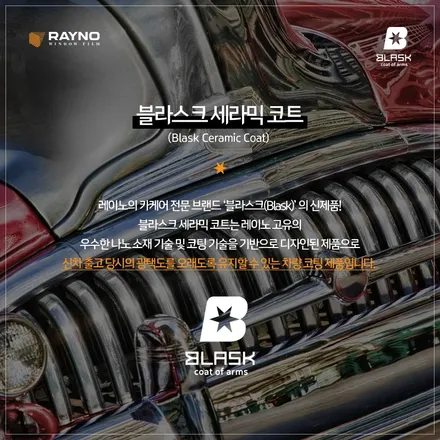 레이노코리아 신차출고 필수인 차량 코팅제 \