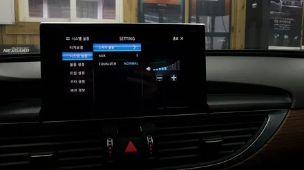 아우디 2015 A6 아이머큐리 CSS3 라이트-A 네비게이션 매립-카클래스- / 전주 덕진동