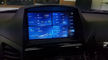 전주네비게이션 아틀란v4맵,실버라이트적용한 아이머큐리A클래스넥스트매립 / 전주 덕진동