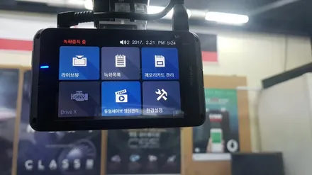 전주블랙박스 더뉴트랙스 아이나비 QXD 950 VIEW BLACK장착 / 전주 덕진동