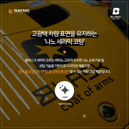 레이노코리아 신차출고 필수인 차량 코팅제 \