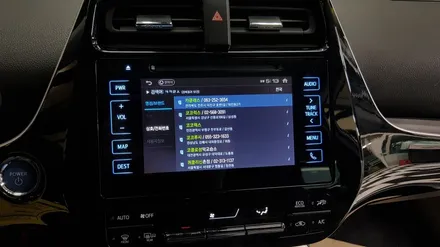 전주아이나비 큐브HD 네비게이션 토요타 프리우스 매립 / 전주 덕진동