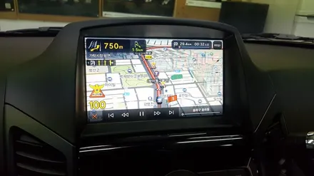 전주네비게이션 아틀란v4맵,실버라이트적용한 아이머큐리A클래스넥스트매립 / 전주 덕진동