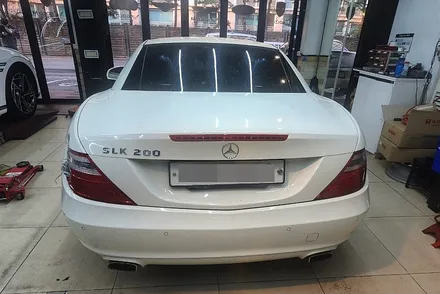 slk200 대물배상 보험처리 판금도색 및 테일램프 교체, 유리막코팅 / 강남 대치동