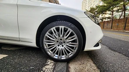 강남 벤츠 보험수리 판금도색 휠 복원 덴트 작업 진행 / 강남 대치동