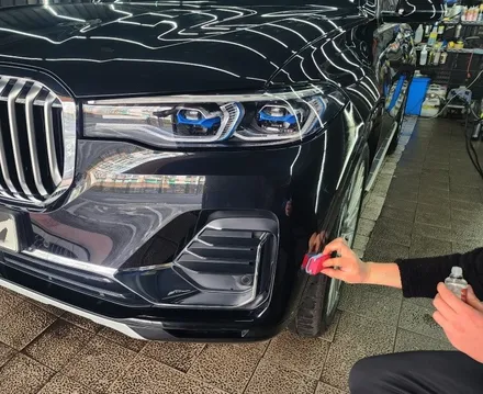 BMW X7 새차만들기 (판금도색. 휠복원, 광택코팅) / 강남 대치동