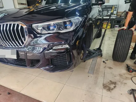 BMW X5 자차 보험처리 범퍼복원 및 휠복원 완료 / 강남 대치동
