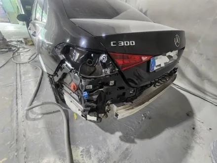 벤츠 C300 자차 보험처리 와 하단 크롬 몰딩 부품 가격 / 강남 대치동