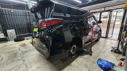 토요타 알파드 자차보험처리로 판금 도색, 휠 복원 완성 / 강남 대치동