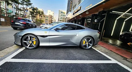 페라리 문콕덴트 이건 정말 힘든 작업입니다. / 강남 대치동