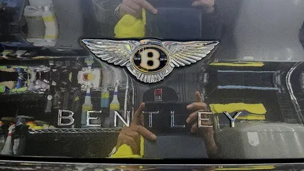 벤틀리 100주년 기념 모델 유광 블랙 휠 복원, 차량 내외부 사진 / 강남 대치동