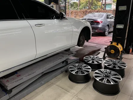 자동차 휠복원 벤츠 E450, E350 작업 결과 / 강남 대치동