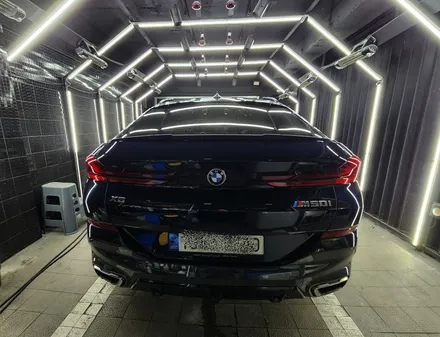 x6 M50i 자차 보험처리로 판금도색, 휠복원 진행 / 강남 대치동