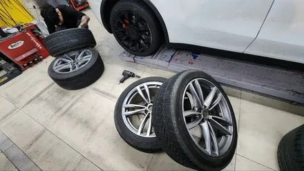 BMW 730 LD 자차 보험처리로 판금도색 및 휠복원 진행 / 강남 대치동