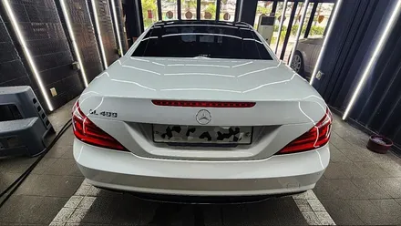 SL400 새차만들기 (범퍼복원, 휠복원, 광택유리막코팅) / 강남 대치동