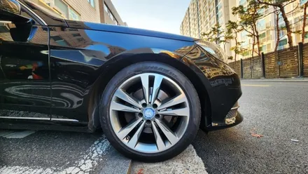 벤츠 e클래스 블랙 보험처리 판금도색 및 휠수리 / 강남 대치동
