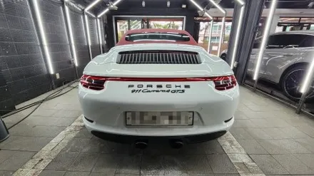 포르쉐 911 카레라 자차 보험처리로 판금도색 휠교환 등 대수리 / 강남 대치동