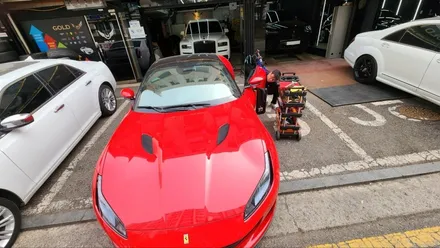 페라리 포르토피노 덴트 및 휠 복원 작업 / 강남 대치동