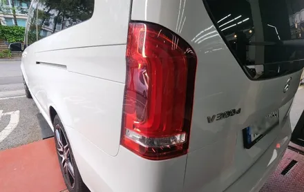 벤츠v클래스 ~ v300 수리 보험처리 작업을 덴트 진행! / 강남 대치동