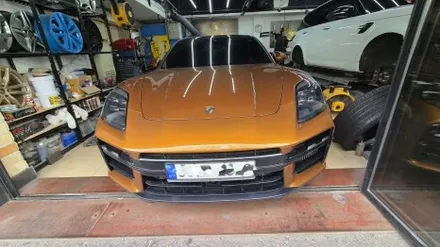 GLS 600 마이바흐 버핑휠, 포르쉐 파나메라 무광 그레이 골드 휠복원 결과와 후기 / 강남 대치동