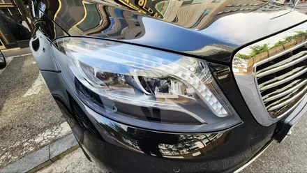 졸음운전 사고 벤츠 s63 AMG 판금 도색, 휠 복원, 하체 정비, 부품 교환 자차 보험처리 진행 / 강남 대치동