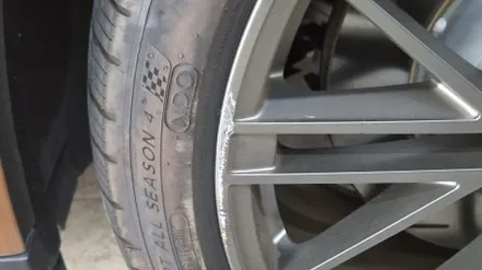 GLS 600 마이바흐 버핑휠, 포르쉐 파나메라 무광 그레이 골드 휠복원 결과와 후기 / 강남 대치동