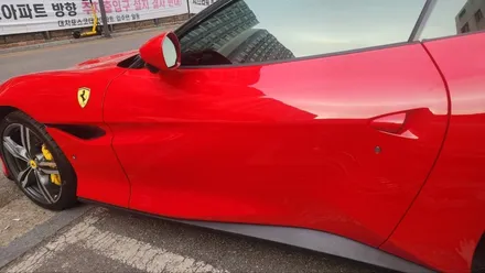 페라리 포르토피노 덴트 및 휠 복원 작업 / 강남 대치동