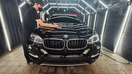 BMW X6 자차 보험처리로 강남 대치동에서  새차만들기(판금도색, 휠복원, 광택, 유리발수코팅, 유리막코팅) / 강남 대치동