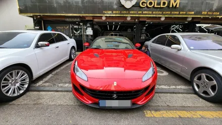 페라리 포르토피노 덴트 및 휠 복원 작업 / 강남 대치동