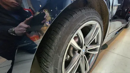 BMW 730 LD 자차 보험처리로 판금도색 및 휠복원 진행 / 강남 대치동