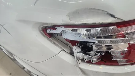 slk200 대물배상 보험처리 판금도색 및 테일램프 교체, 유리막코팅 / 강남 대치동