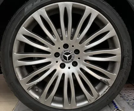 벤츠 s450 순정 휠 복원 도색 진행 후기! / 강남 대치동