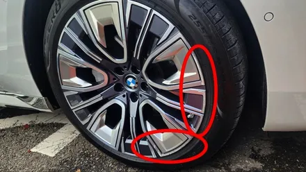 최신형 BMW 740d 휠복원~ 따끈따끈 새차 휠이 긁혔을때 / 강남 대치동