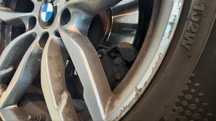 BMW X3 휠복원 및 색상변경 도색 벤츠 S500 컷팅휠 수리 / 강남 대치동