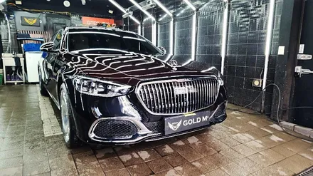 봄철은 광택의 계절 마이바흐 s580 강남 유리막코팅, 휠복원 완성. / 강남 대치동