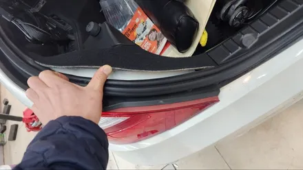 slk200 대물배상 보험처리 판금도색 및 테일램프 교체, 유리막코팅 / 강남 대치동