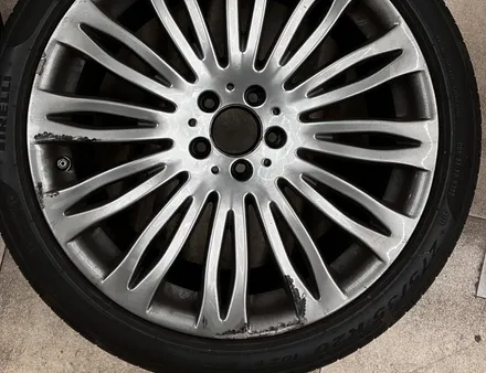벤츠 s450 순정 휠 복원 도색 진행 후기! / 강남 대치동