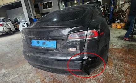 자동차 범퍼복원 잘하는 곳! 골드엠의 포르쉐 파나메라, 테슬라 3 작업 모습 / 강남 대치동