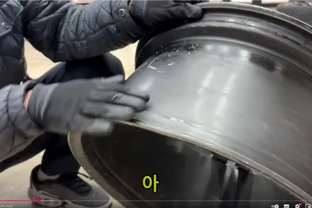 절대 따라 하면 안 되는 BMW 3GT 자동차 휠복원 크랙 및 굴절 수리 / 강남 대치동