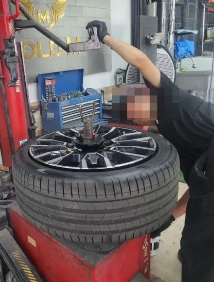 BMW X6 신차 크롬죽이기 휠을 블랙휠로 만들었어요 / 강남 대치동